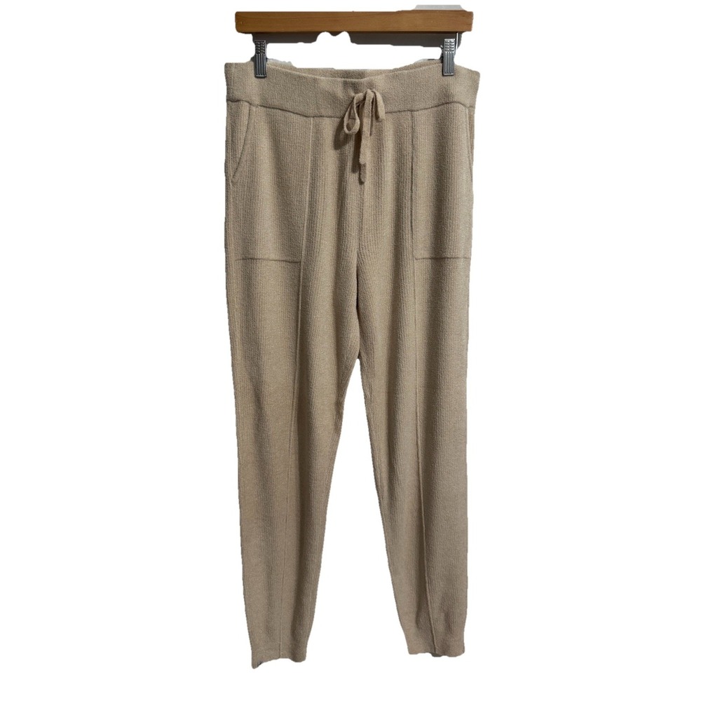 Barefoot Dreams Pants Womens MT CozyChic Ultra Lite BDWCU22943 Lounge Knit Ivory